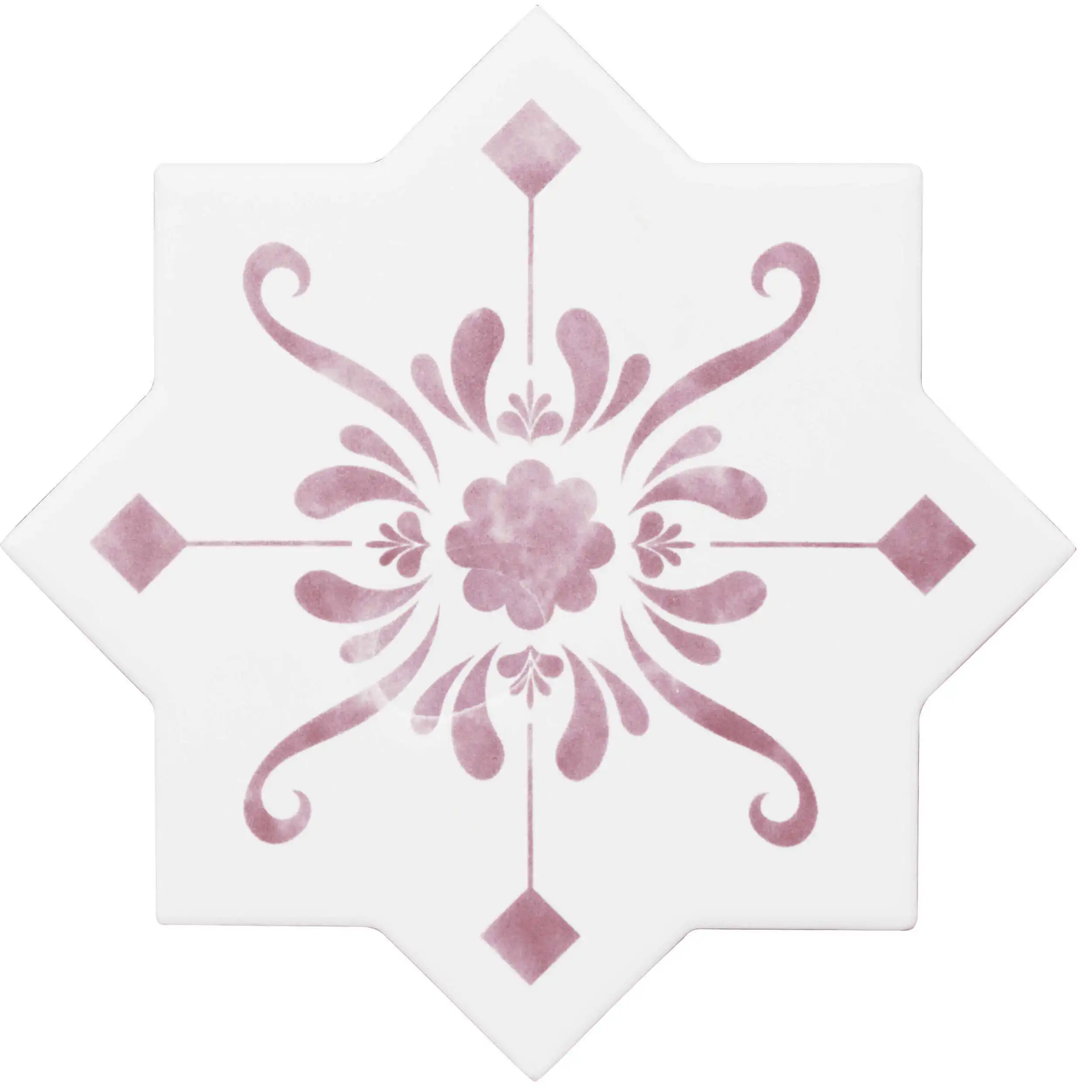 BECOLORS STAR 13,6X13,6 DEC. STENCIL CORAL