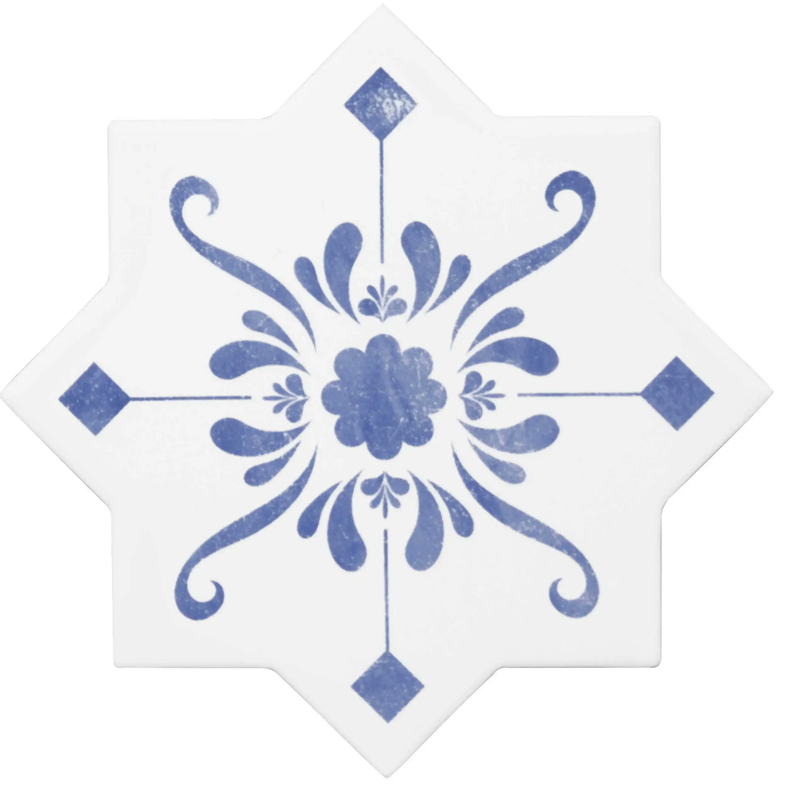 BECOLORS STAR 13,6X13,6 DEC. STENCIL ELECTRIC BLUE