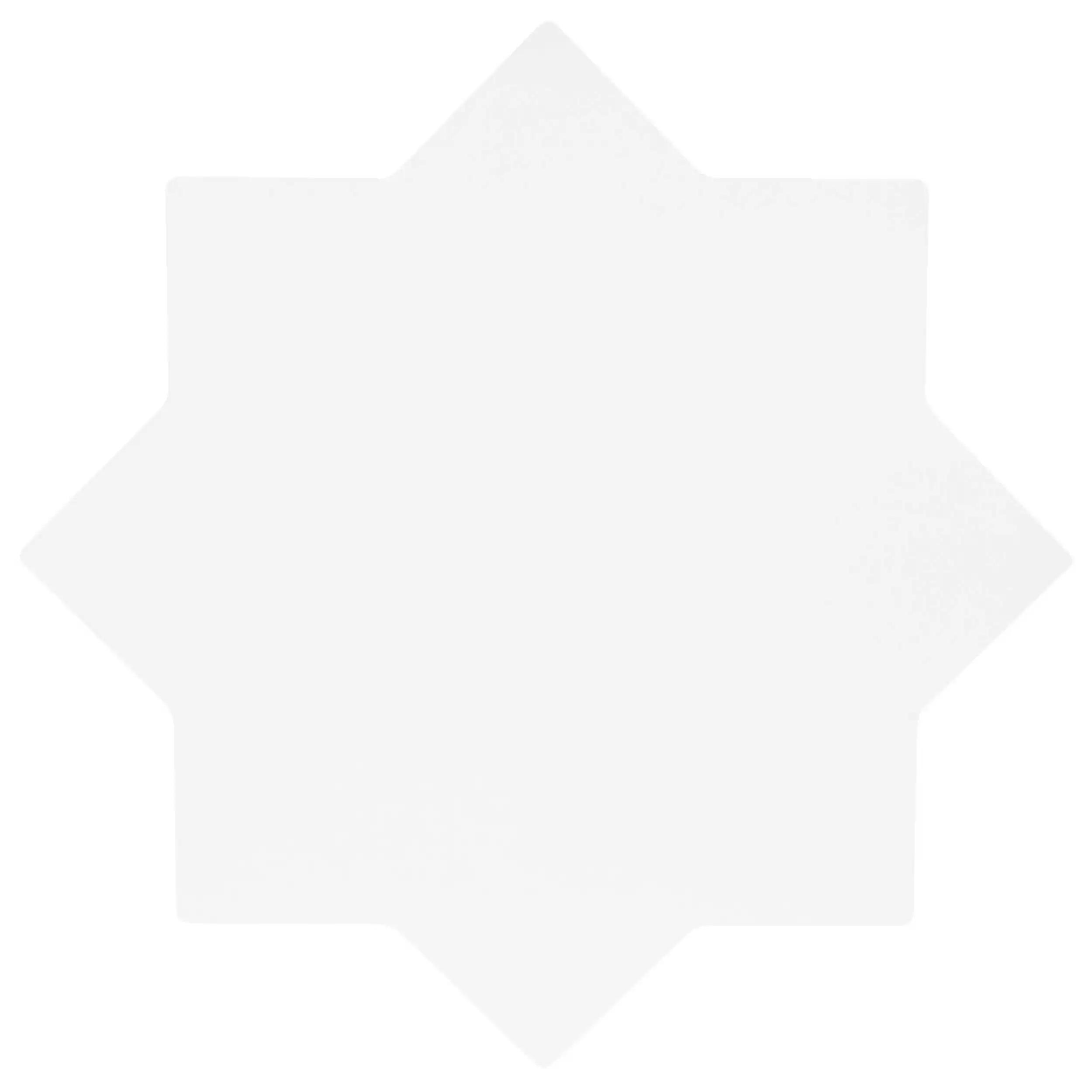 BECOLORS STAR 13,6X13,6 WHITE